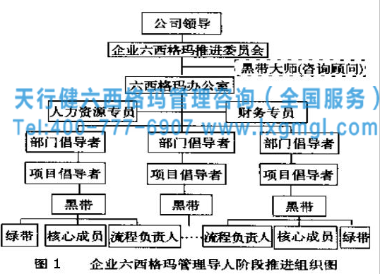 六西格瑪組織中不同角色的主要職責介紹